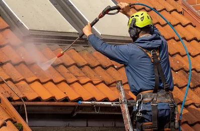 Démoussage et hydrofuge de toiture à Sainte-Colombe-de-Villeneuve